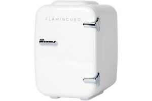 Flamingueo Nevera Pequeña - Mini Nevera 4L, Nevera 12V 220V, Mini Nevera Cosmeticos