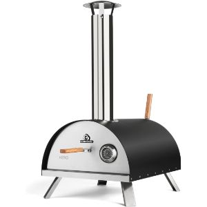 BURNHARD Horno para Pizzas de Exterior Nero, 500 °C