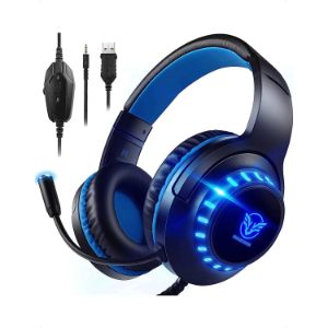 Pacrate Cascos Gaming para PS4 PS5 Xbox One Nintendo switch