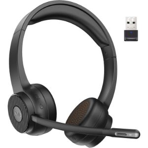 Foto de auriculares con micrófono