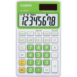 Casio SL-300VC Calculadora de función estándar, Verde