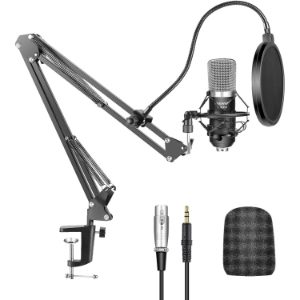 Neewer NW-700 Micrófono Condensador Pro Estudio Grabación de Emisión y NW-35