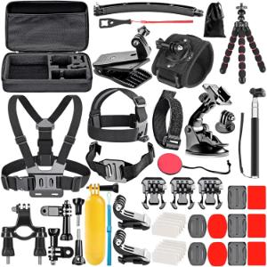 NEEWER Kit de Accesorios de Cámara de Acción 50 en 1 Compatible con GoPro