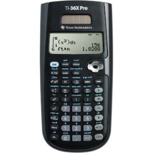 Texas Instruments TI 36 X PRO - Calculadora científica, negro