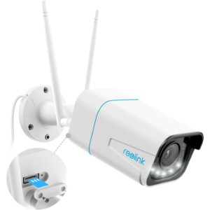 Reolink 5MP Camara Vigilancia WiFi Exterior con Focos, Cámara IP WiFi de 2,4 5 GHz