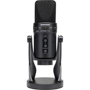 Samson G-Track Pro - Professional USB Microphone with Audio Interface - Black