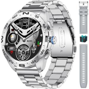 LIGE Reloj Inteligente Hombre con Llamada Bluetooth, 1.32 Smartwatch