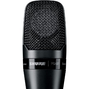 SHURE PGA27-LC - Micrófono de Condensador Cardioide, color Negro