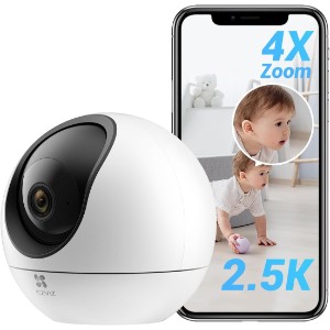 EZVIZ Camara Vigilancia WiFi Interior 360°,4MP Cámara IP de Seguridad 2.4 5GHz