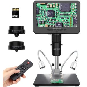 Andonstar AD246S-M Microscopio Digital HDMI 2000x para Adultos, 3 Lentes 2160P UHD