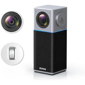 NexiGo Zoom Certified, Cámara de videoconferencia portátil N3000, Webcam AI 4K