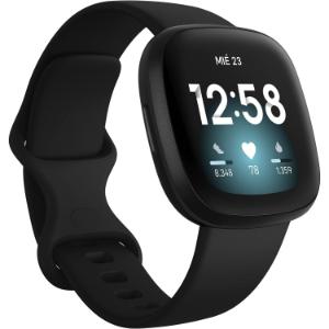 Fitbit Versa 3 - Smartwatch de salud y forma física con GPS integrado, análisis