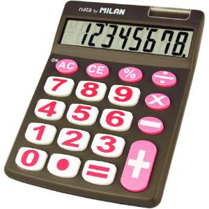 MILAN® Calculadora Gris 8 dígitos