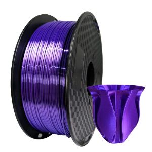 HZST3D - Filamento PLA, 1,75 mm, 1 kg, brillante, color morado y sedoso