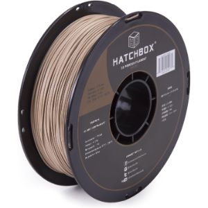 Hatchbox - Filamento de ABS para impresora 3D, 1 kg, 1,75 mm, color madera