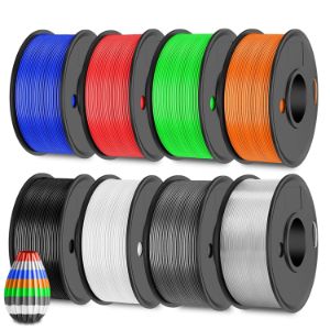 SUNLU PETG Filamentos Multicolor 1.75mm, 0.25kg por Carrete, 8 Colores, Total 2kg