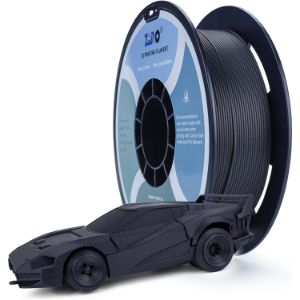 Filamento PLA de fibra de carbono ZIRO 1,75 mm, 1,75 mm, de 0,8kg - Negro