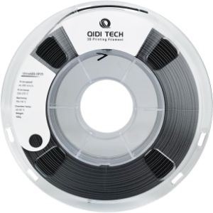 QIDI TECH Filamento de fibra de vidrio ABS 1,75 mm, ABS GF25, 500 g, alta dureza, negro