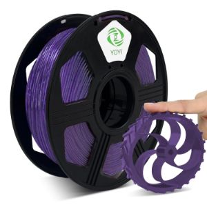 YOYI Filamento TPU 1.75mm, Flexible, Precisión 0.02 mm, Violeta