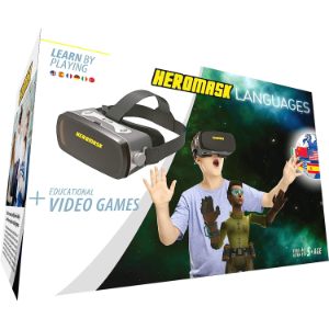 Gafas Realidad Virtual Niños + Juego Educativo Idiomas [ Regalo Original ]