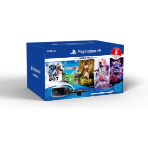 Sony- PS4 VR Mega Pack 3 + Kamera + 5 Games CUH-ZVR2 Videojuegos, Multicolor