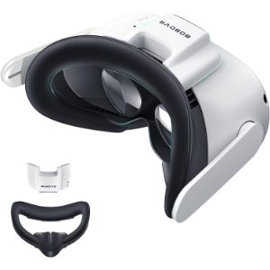 BOBOVR F2 Interfaz Facial máscara de Poliuretano Suave Compatible con Quest2 con ventilación